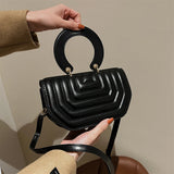 Vintage Women Messenger Bag Casual Ladies PU Leather Shoulder Shoulder Bag Purse