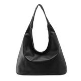 Vintage Women PU Leather Handbag Casual Rinestone Large Shoulder Bag
