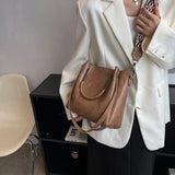 Vintage Women Pu Leather Handbags Tote Bags High Ladies Small Shoulder
