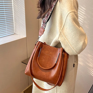 Vintage Women Pu Leather Handbags Tote Bags High Ladies Small Shoulder