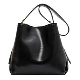 Vintage Women Pu Leather Handbags Large Capacity Crossbody Bag
