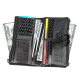 Vintage Women RFID Wallet Leather Long Purse Ladies Clutch Wallet