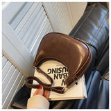 Vintage Women Shoulder Bag Crossbody Purse PU Leather Bag