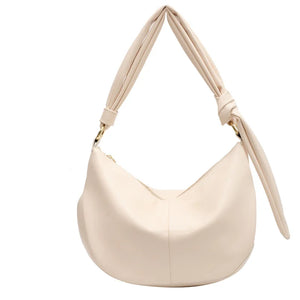 Vintage Women Shoulder Bag PU Leather Solid Crossbody Bags High Capacity Tote Ha