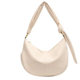 Vintage Women Shoulder Bag PU Leather Solid Crossbody Bags High Capacity Tote Ha