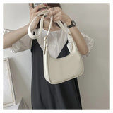 Vintage Small PU Leather Crossbody Bag for Women