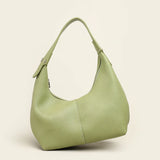 Vintage Women Shoulder Bag Solid PU Leather Under Arm Bags Soft Leather Hobo Sho