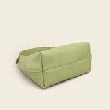Vintage Women Shoulder Bag Solid PU Leather Under Arm Bags Soft Leather Hobo Sho