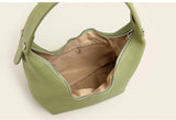 Vintage Women Shoulder Bag Solid PU Leather Under Arm Bags Soft Leather Hobo Sho