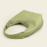 Vintage Women Shoulder Bag Solid PU Leather Under Arm Bags Soft Leather Hobo Sho