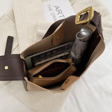 Vintage Shoulder Bag Set Large Bucket Handbag Crossbody Messenger Bag