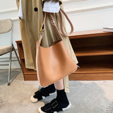 Vintage Shoulder Bag Set Large Bucket Handbag Crossbody Messenger Bag