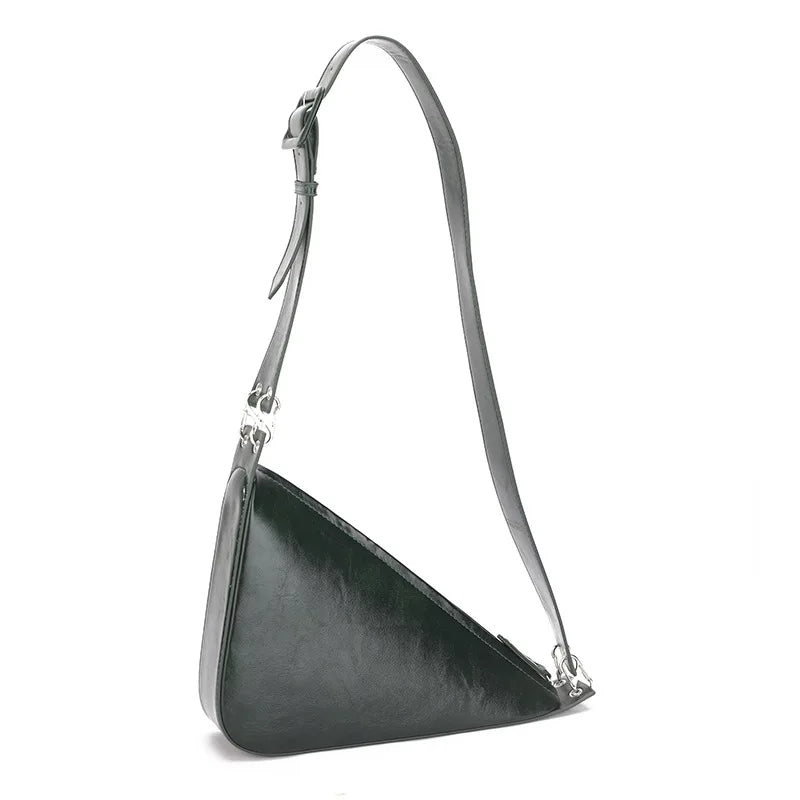 Vintage Brown PU Leather Women Shoulder Bag Crossbody