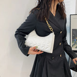 Vintage Women Shoulder Bags Casual Ladies Solid Bag Women PU Leather Underarm Ba