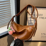 Vintage Women Shoulder Bags Stylish Hobos Waterproof Office Ladies Ins Leisure H