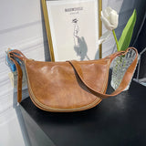 Vintage Women Shoulder Bags Stylish Hobos Waterproof Office Ladies Ins Leisure H