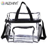 Vintage PVC Women Shoulder Bag Large Capacity Crossbody for Travel