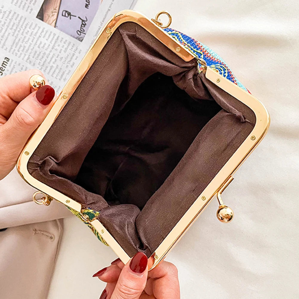 Vintage Women Tote Wallet Top-Handle Bags Solid Shoulder Bags
