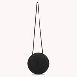 Vintage Round Crossbody Bag Woven Beach Shoulder Bag