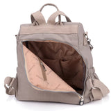 Vintage Women Nylon Anti-theft Backpack Casual Daypack High Travel Shoulder Bags