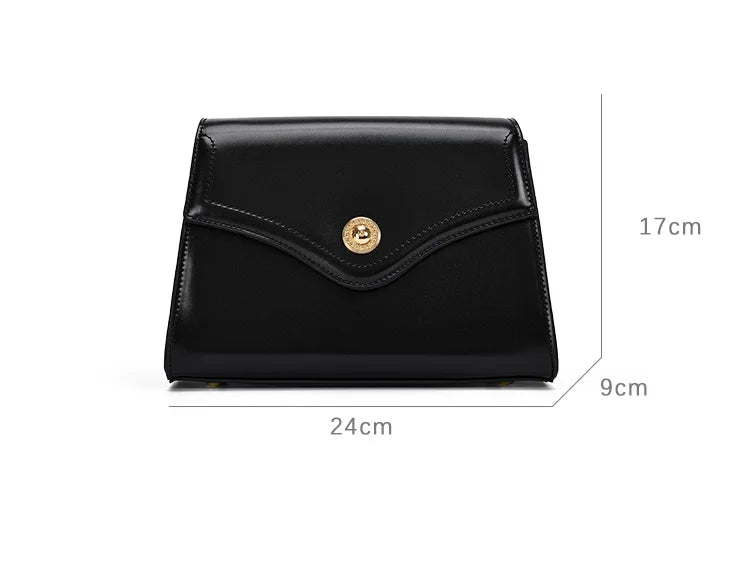 Vintage PU Leather Women Armpit Shoulder Bag Crossbody Red