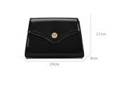 Vintage PU Leather Women Armpit Shoulder Bag Crossbody Red