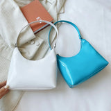 Vintage Women's PU Leather Shoulder Bag Solid Hobos Purse