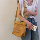 Vintage Women's Shoulder Bag Large Capacity Shopping Retro Style
