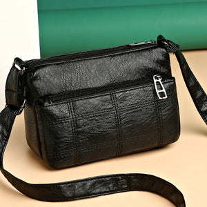 Vintage Women's Crossbody Bag All Match Shoulder Bag PU Leather Handbag