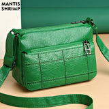 Vintage Women's Crossbody Bag All Match Shoulder Bag PU Leather Handbag
