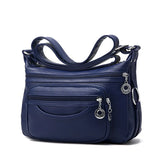 Vintage Women's Bags PU Leather Shoulder Bags Messenger Tote Casual Handbags