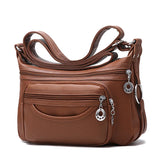 Vintage Women's Bags PU Leather Shoulder Bags Messenger Tote Casual Handbags
