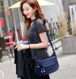 Vintage Women's Bags PU Leather Shoulder Bags Messenger Tote Casual Handbags