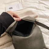 Vintage Women's Commute Totes Bag High Suede PU Leather Shoulder Messenger Bags