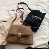 Vintage Women's Commute Totes Bag High Suede PU Leather Shoulder Messenger Bags