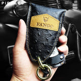Vintage Leather Key Wallet Smart Key Holder Pocket Men