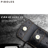Vintage Leather Key Wallet Smart Key Holder Pocket Men