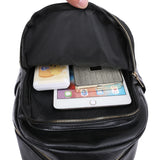 Vintage Women's Leather Backpack Large Capacity Female Bagpack