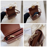 Vintage Women's Shoulder Bag Autumn Winter All-match Pu Flap Handbags