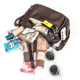 Vintage Leather Crossbody Bag for Women - Stylish and Practical