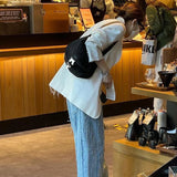 Vintage Waterproof Nylon Women's Shoulder Bag Handbag Messenger Bag