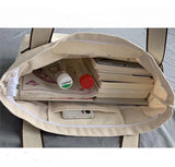 Vintage Women's Shoulder Bag Large Capacity Canvas Handbag Eco Tote