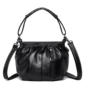 Vintage Women's Leather Crossbody Bag Handbags Ladies Tote Bag