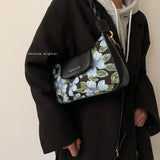 Vintage Women's Embroidered Shoulder Bag