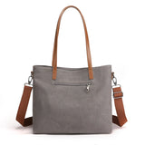 Vintage Women's Top-Handle Crossbody Bag Canvas Casual Totes Messenger Bag