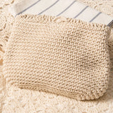 Vintage Women's Zipper Woven Tassel Crossbody Shoulder Bag