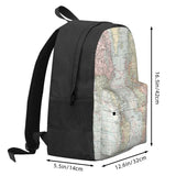 Vintage World Map 1901 Backpacks Men's and Women's Bags Retro Style