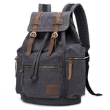 Vintage Men's Canvas Backpack Schoolbag