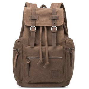 Vintage Men's Canvas Backpack Schoolbag
