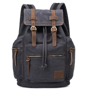 Vintage Men's Canvas Backpack Schoolbag